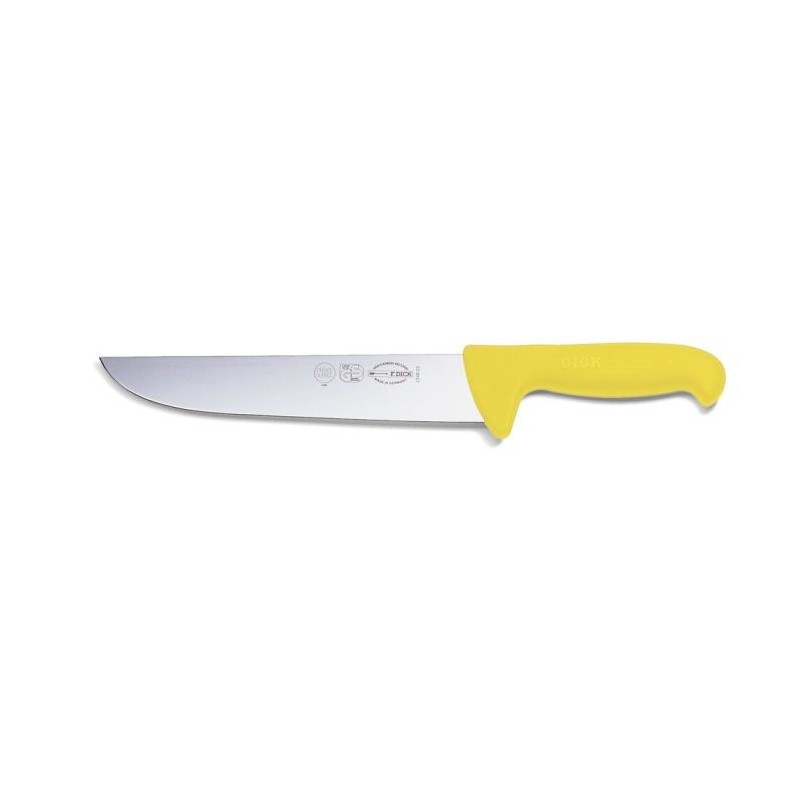 Couteau de boucher 30 cm - Jaune - Ergo Grip