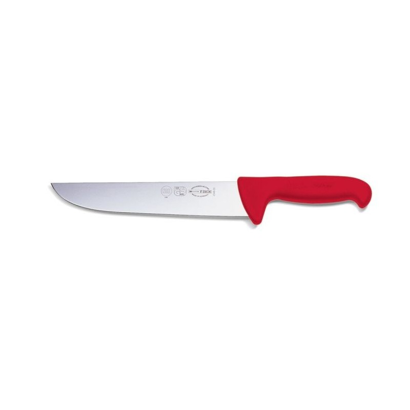 Couteau de boucher 30 cm - Rouge - Ergo Grip