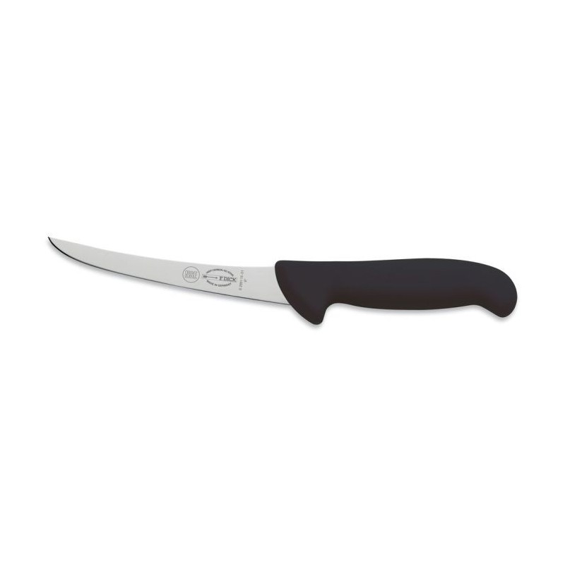 Couteau à désosser courbe 15 cm - Noir - Ergo Grip