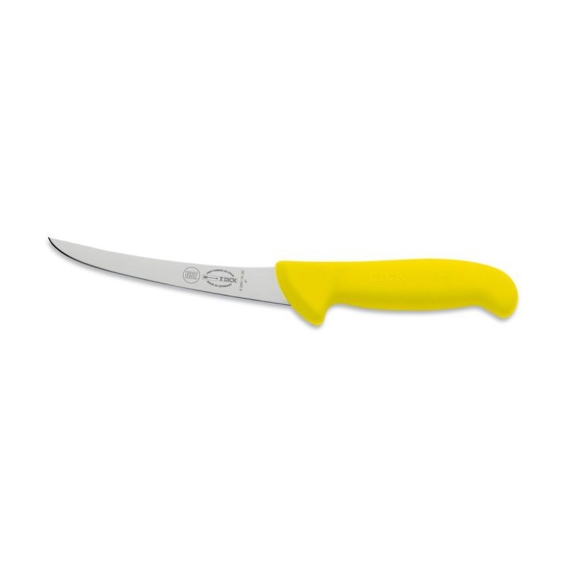 Couteau à désosser courbe 15 cm - Jaune - Ergo Grip