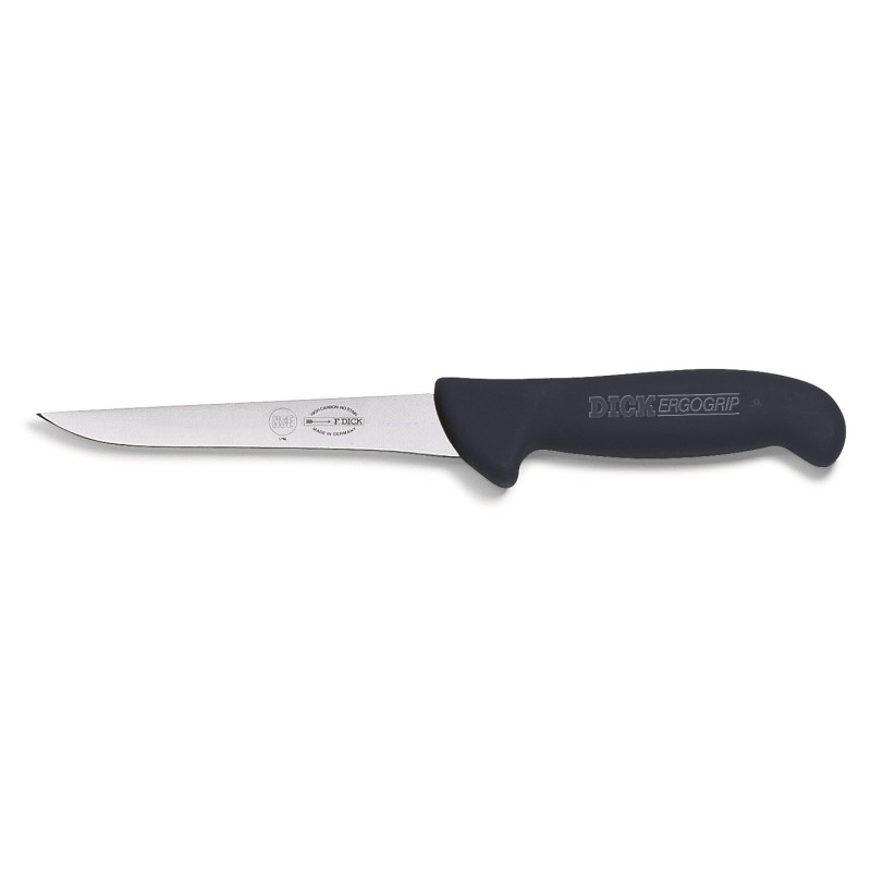 Couteau à désosser étroit 13 cm - Noir - Ergo Grip