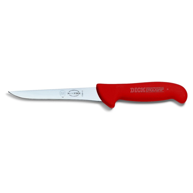 Couteau à désosser étroit 13 cm - Rouge - Ergo Grip