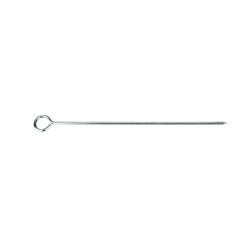 Pique à brochette 30 cm inox – Lot de 12 pour cuisine professionnelle