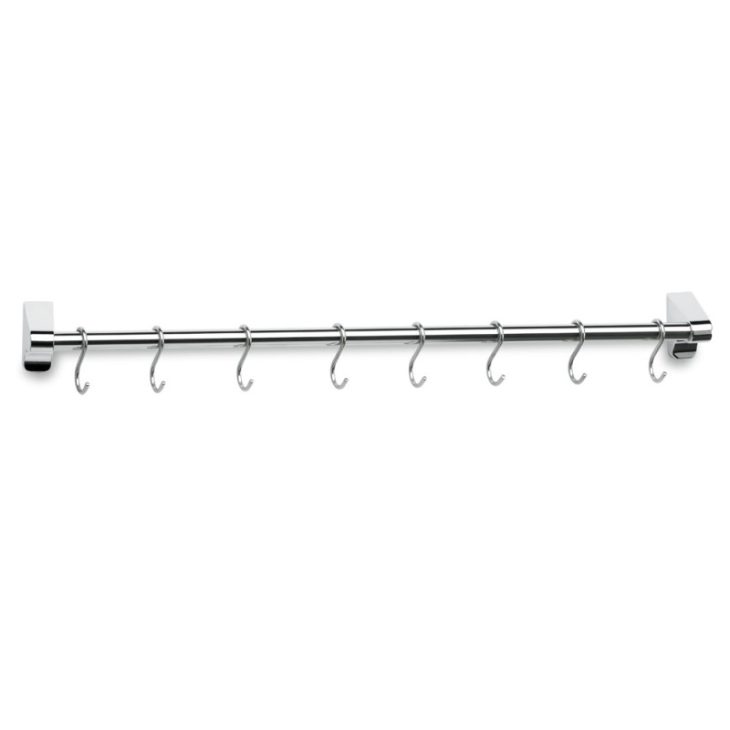 Penderie murale inox 8 crochets – Rangement professionnel pour boucher