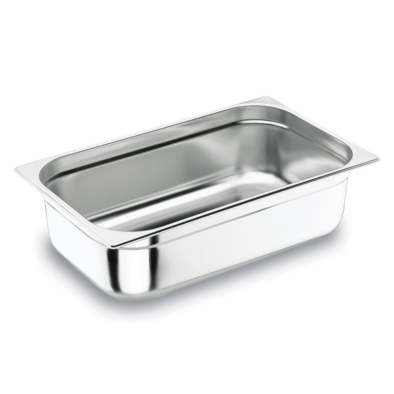 Bac GN1/1 Plein - Hauteur 40 mm - Inox 18/0