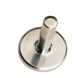 Aplatisseur à viande inox Ø8,5 cm – Outil professionnel pour boucher
