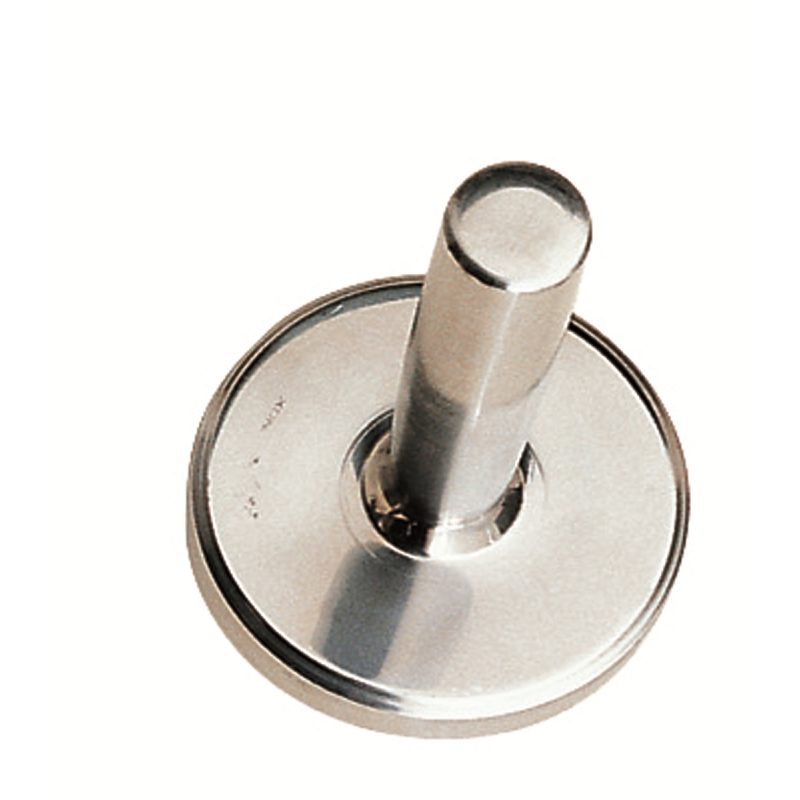Aplatisseur à viande inox Ø8,5 cm – Outil professionnel pour boucher