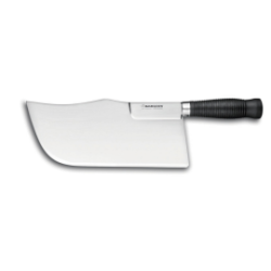 Feuille de boucher inox 24 cm – 570 g – Dos cintré pro