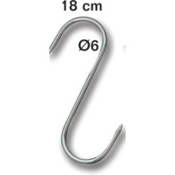 Lot de 10 Esses de Boucher 18 cm x 6 mm – Accessoires professionnels r