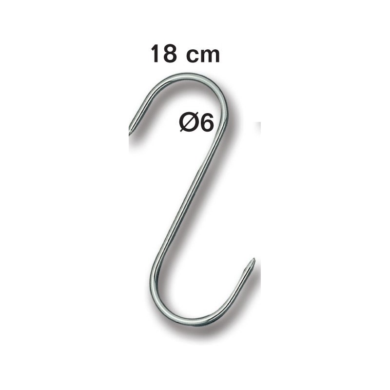 Lot de 10 Esses de Boucher 18 cm x 6 mm – Accessoires professionnels r
