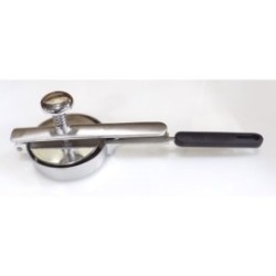 Pelette à viande inox 10 cm – Moule steaks 150 g pour boucher et cuisi
