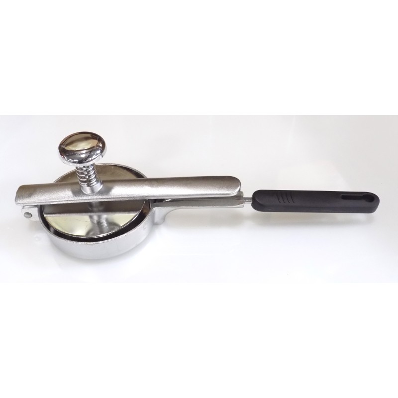 Pelette à viande inox 10 cm – Moule steaks 150 g pour boucher et cuisi