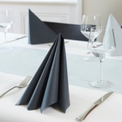 Serviette 40x40 cm - Blanc - Airlaid