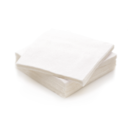 Serviette 40x40 cm 2 plis - Ouate - Blanc
