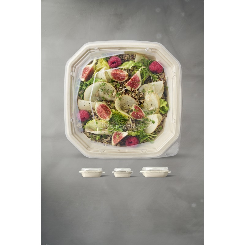 Octabagasse boîte 650 ml - 18,3x18,3x4,2 cm