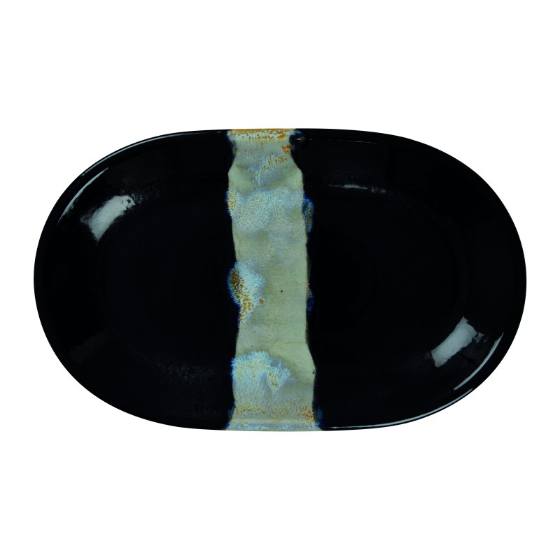 Assiette plate ovale - Porcelaine 32x20 cm - Circé