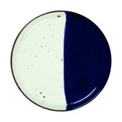 Assiette bord droit - Porcelaine ø 21 cm - Poséidon