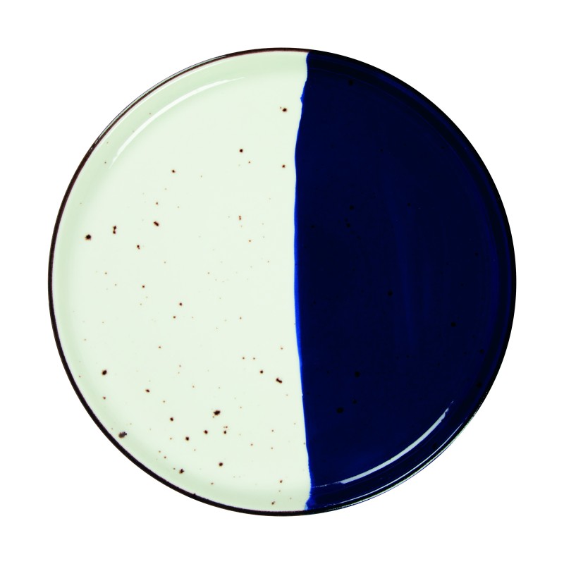 Assiette bord droit - Porcelaine ø 27 cm - Poséidon