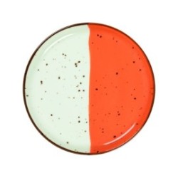 Assiette bord droit - Porcelaine ø 21 cm - Hélios