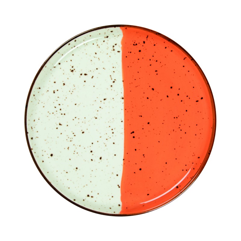 Assiette bord droit - Porcelaine ø 27 cm - Hélios