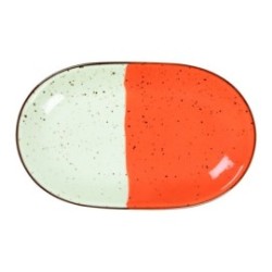 Assiette ovale - Porcelaine 32x20 cm - Hélios