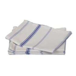 Essuie verres 500x770 mm - Blanc et bleu