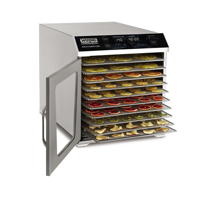 Déshydrateur alimentaire WDH10E – 10 plateaux inox, écran LED tactile Déshydrateur alimentaire WDH10E – 10 plateaux inox, écran LED tactile