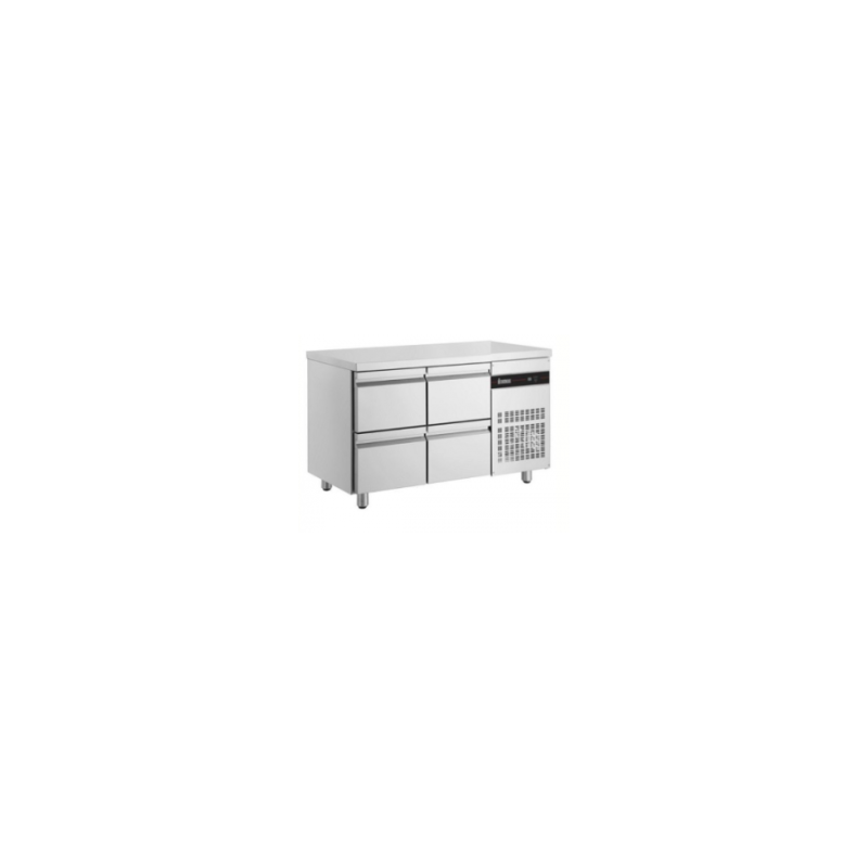 Table Gastronorme 0/+10°C 1345x700x875mm