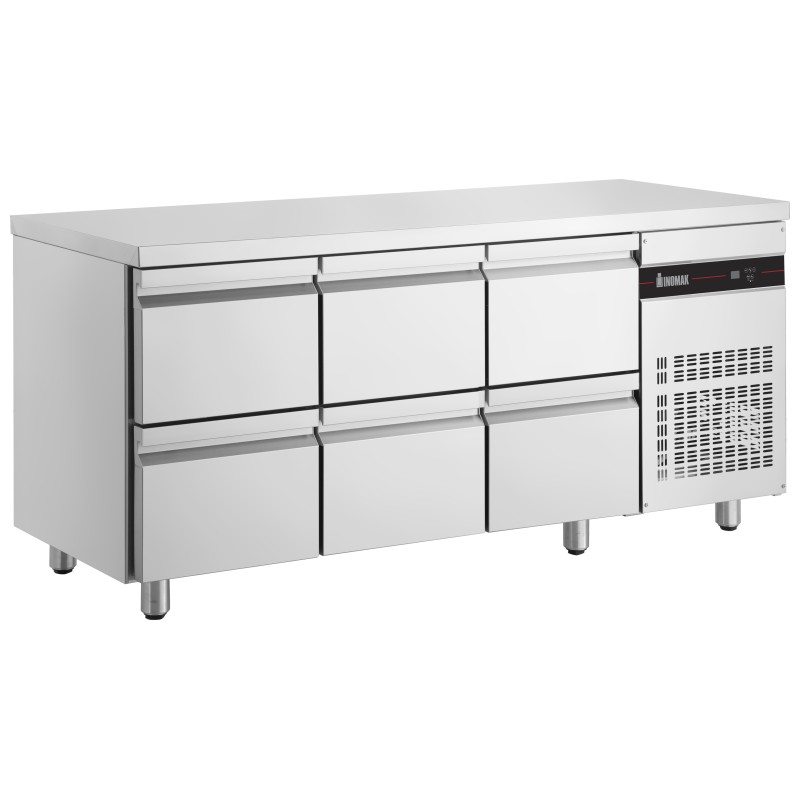 Table Gastronorme 0/+10°C 1790x700x875mm
