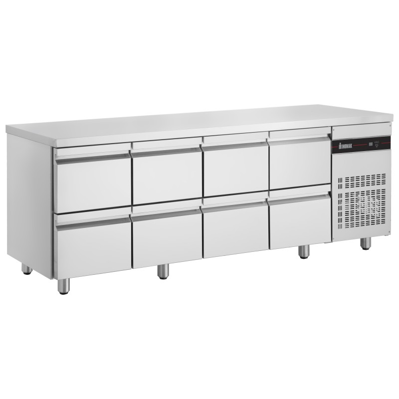 Table Gastronorme 0/+10°C 2240x700x875mm