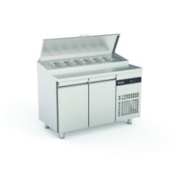 Table saladette 3 portes GN1/1 0/+10°C inox AISI304