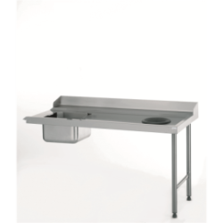 Table entrée + bac - Raccordable gauche
