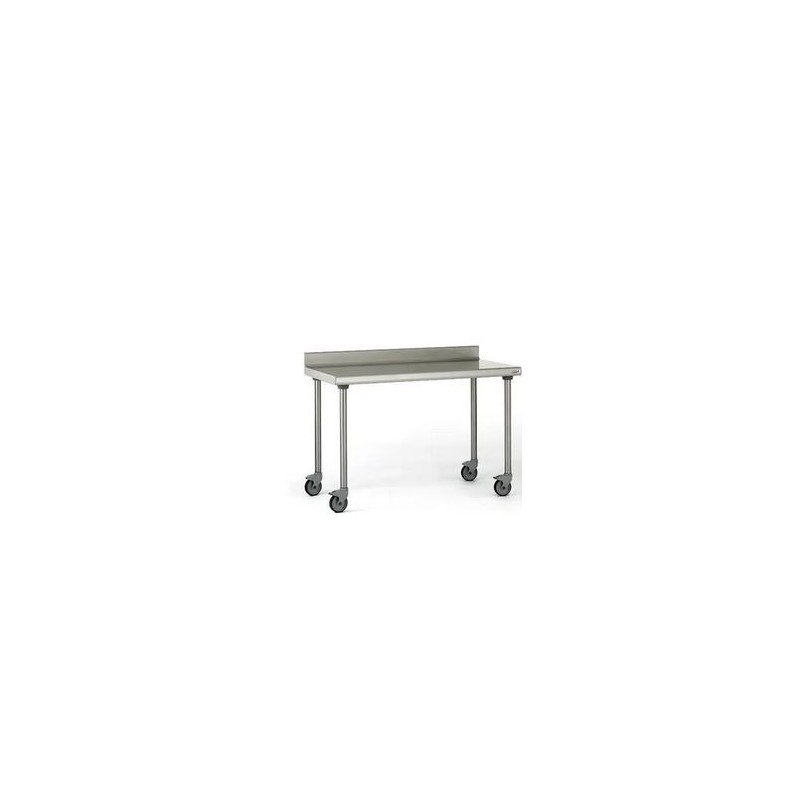 Table adossée + roulettes 1200x700x900mm