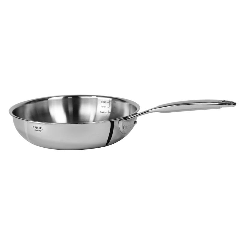 Poêle sautoir ø 20 cm - Inox - Castel’Pro