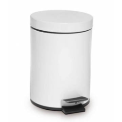 POUBELLE METAL BLANC 20L / JUSQU A EPUIS PUIS SUPPRIME