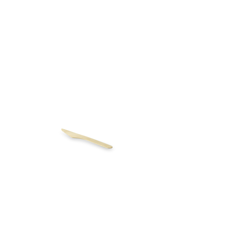 Couteau 16,5x2,4 cm - couverts bois