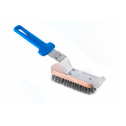 Brosse pour grill - poils en acier inox