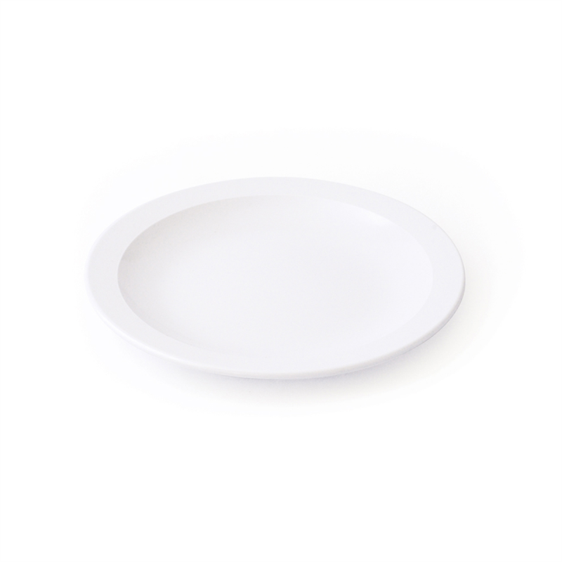 Assiette à dessert - Mélamine blanche ø 17 cm