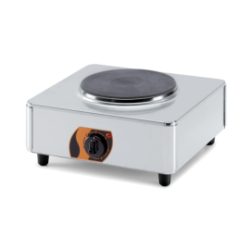 Réchaud électrique 1 plaque inox 2 kW - 377x395x175