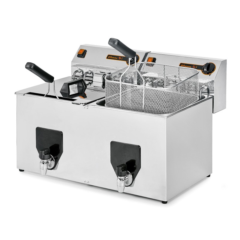 Friteuse à poser 2x10L - 653x500x415mm