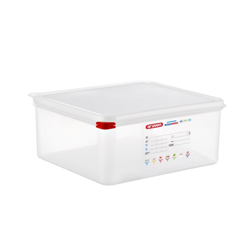 Bac hermétique GN2/3- Hauteur 65 mm - Polypropylène
