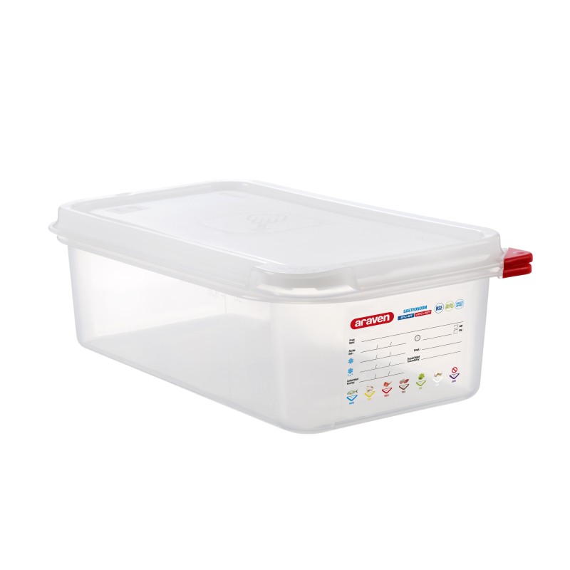 Bac hermétique GN1/3- Hauteur 100 mm - Polypropylène
