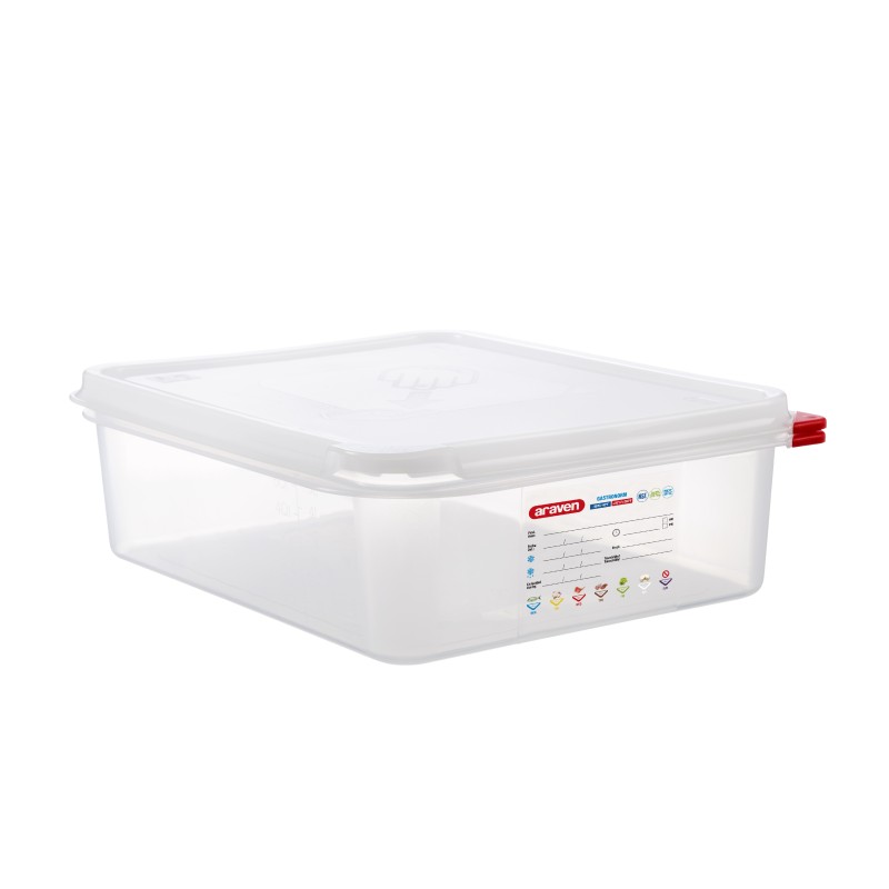 Bac hermétique GN1/2- Hauteur 100 mm - Polypropylène