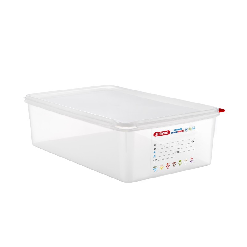 Bac hermétique GN1/1- Hauteur 150 mm - Polypropylène