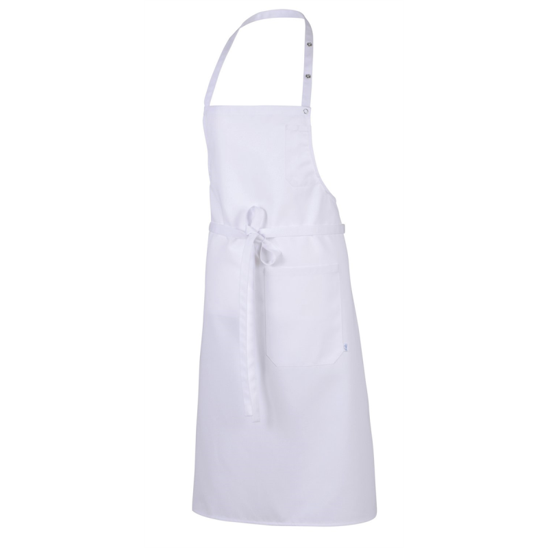 Tablier bavette mixte - Blanc - Loti