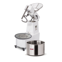 Pétrin à spirale Mecnosud TS18AM – Cuve relevable et démontable, 18 kg