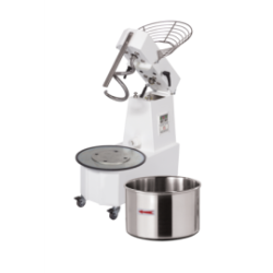 Pétrin à spirale Mecnosud 25 kg – Cuve démontable et tête relevable
