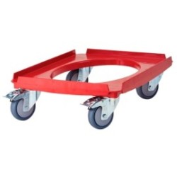 Socle rouleur pour Cam GoBox frontal - Rouge