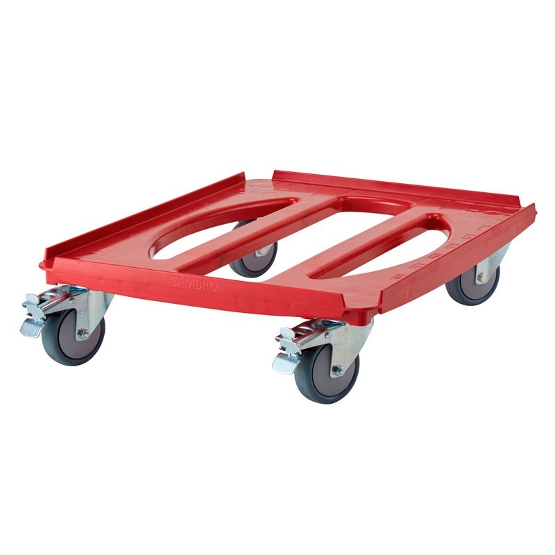 Socle rouleur Cam GoBox 60x40 cm frontal - Rouge
