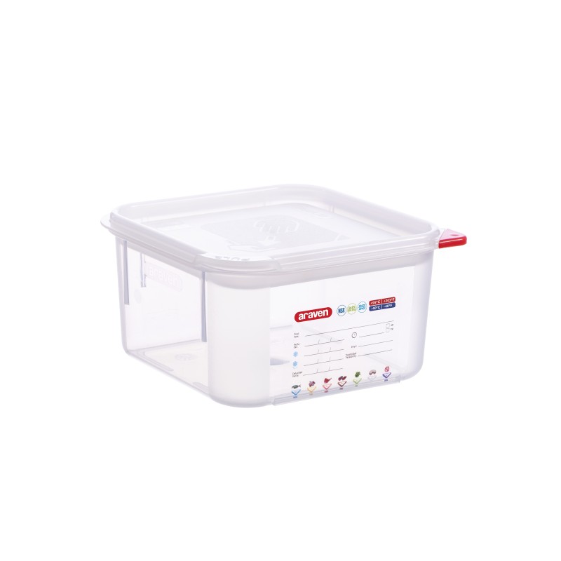 Bac carré 2 L - 390x210x235 mm - Polypropylène